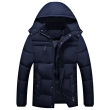 Men’s Winter Jackets Down Parkas New 2017 Casual Hooded Coats Men Outerwear Thick Cotton Warm Down Jacket Male Brand 3XL 4XL 5XL