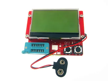 

Small 12864 LCD Transistor Tester Capacitance ESR Meter Diode Triode MOS LCR NPN