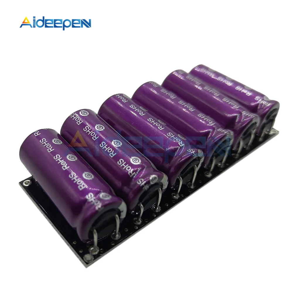 

1pcs 18V 1.6F Super Farad Capacitor Module Current Toy Power Supply 3V 10F Backup Power Battery With Protection Board