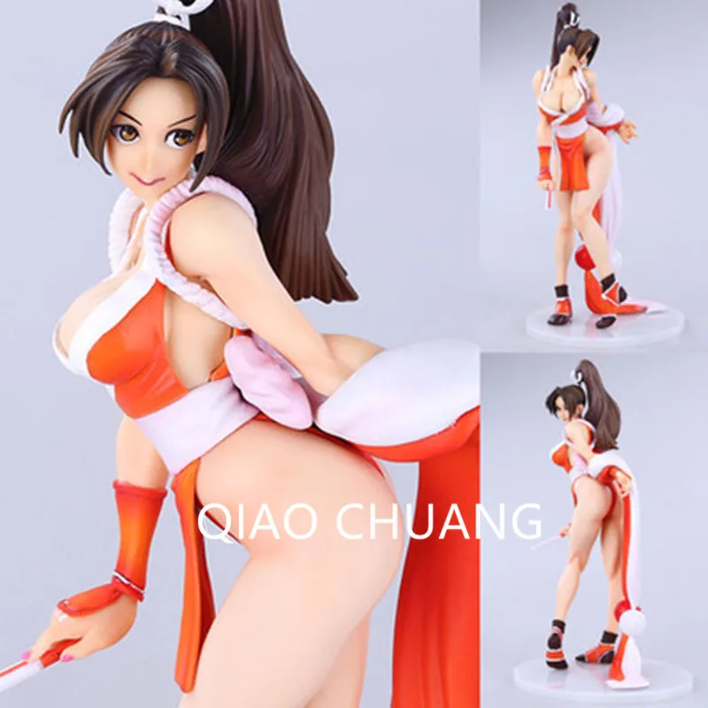 

Anime Voluptuous Figures KOF Kunoichi Mai Shiranui Smile Ver PVC Action Figure Model Toy G767