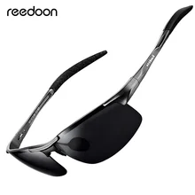 Eedoon поляризованные солнцезащитные очки с HD линзами, металлическая оправа, спортивные солнцезащитные очки, фирменный дизайн для мужчин и женщин, для вождения, рыбалки, на открытом воздухе, R8177