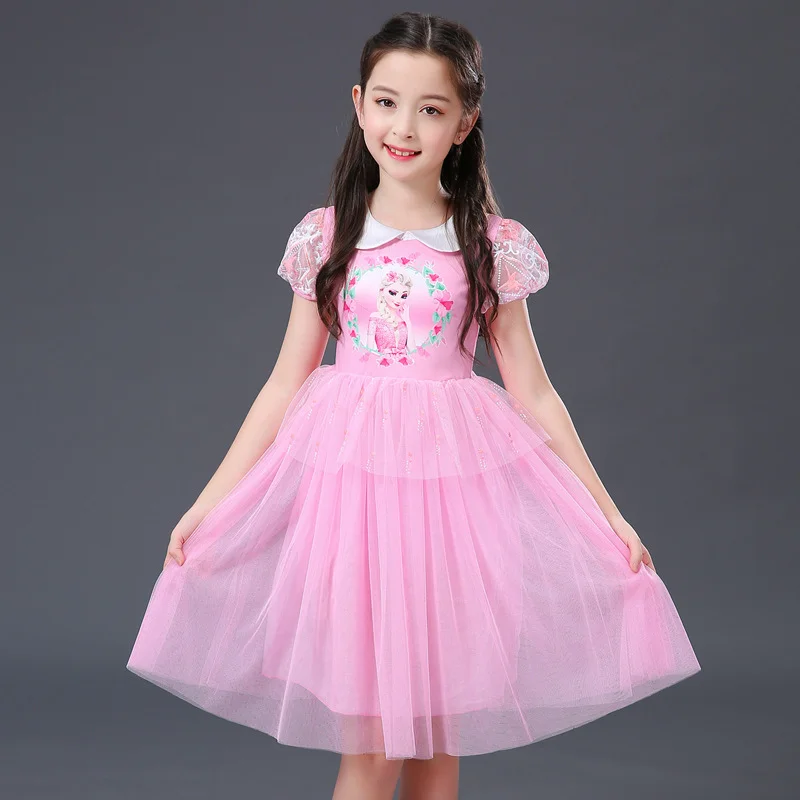 

Disney Princess Dress Frozen Elsa Baby Kids Girls Dress Cosplay Costumes Party Christmas Festival Clothing Best Gift elsa dress