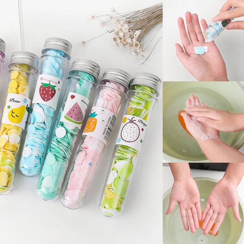 

Cartoon Travel Accessories Soap Paper Organizer Wash Hand Journey One Time Unisex Security Portable Multifunction Accessory