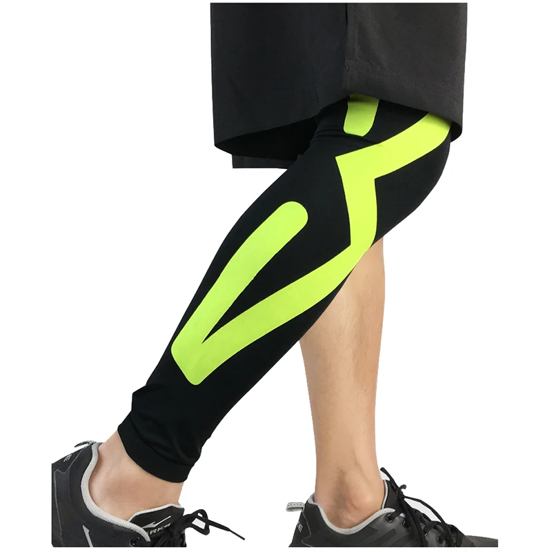 

Unisex Running Basketball Sports Compression Knee Leg Calf Support Stretch Brace Long Sleeve Protector Wrap