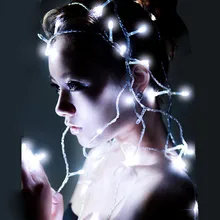 2 шт./партия светодиодная гирлянда на батарейке 10 м 80 светодиодный s управляемый праздничный декоративный свет сказочные вечерние Свадебные Рождественские мигающие светодиодный Канат