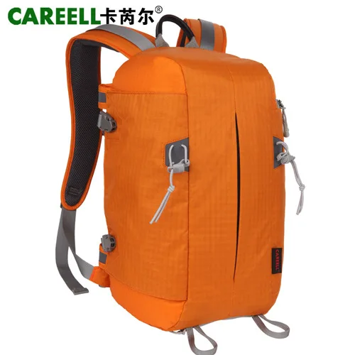 Профессиональный открытый спортивный Противоугонный двойной shouldered цифровой фотоаппарат пакет чехол для фотографии DSLR рюкзак для Canon Nikon sony - Цвет: careell-c3019-orange
