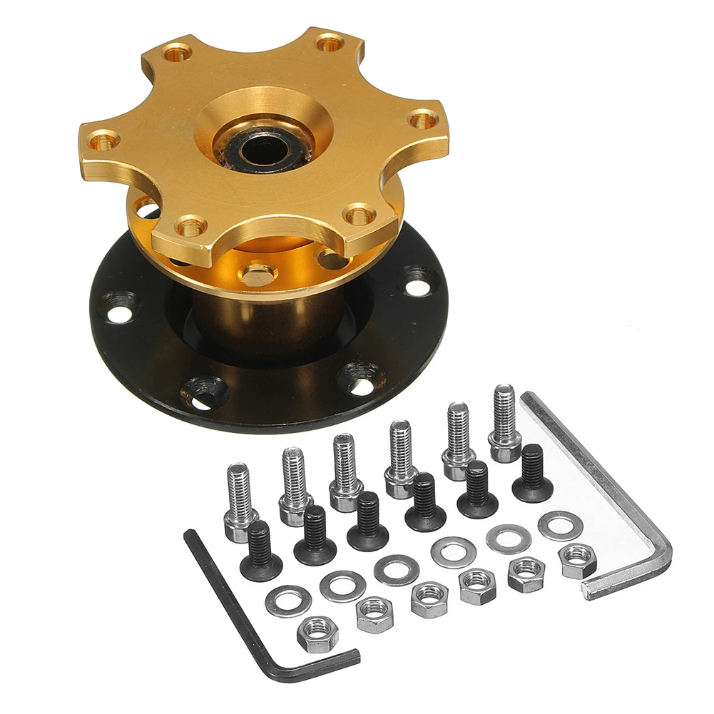 

Universal Boss Kit Hub Snap Off Steering Wheel Hub Racing Car Connector Adapter Quick Release With Fixing Bit