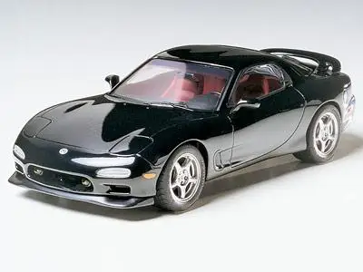 Сборная модель 1/24 RX7 черный ремень структура двигателя автомобильные игрушки |