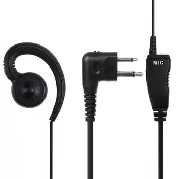 

Alloet 180 Rotatable 2Pin Swivel Earpiece With Microphone and PTT For Motorola GP300 2 Way Radio Walkie