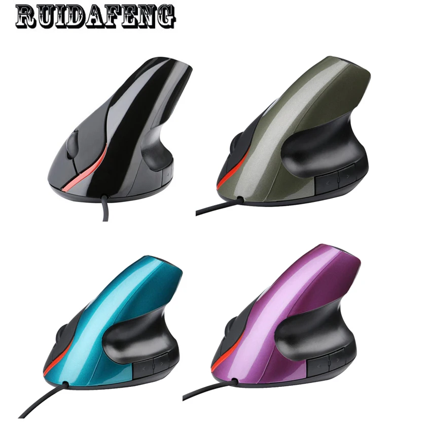 

Hot Sale Wired Vertical Ergonomic Right-hand Engineer Optical Wired Computer Mouse USB Gaming Mice for PC Laptop Notebook