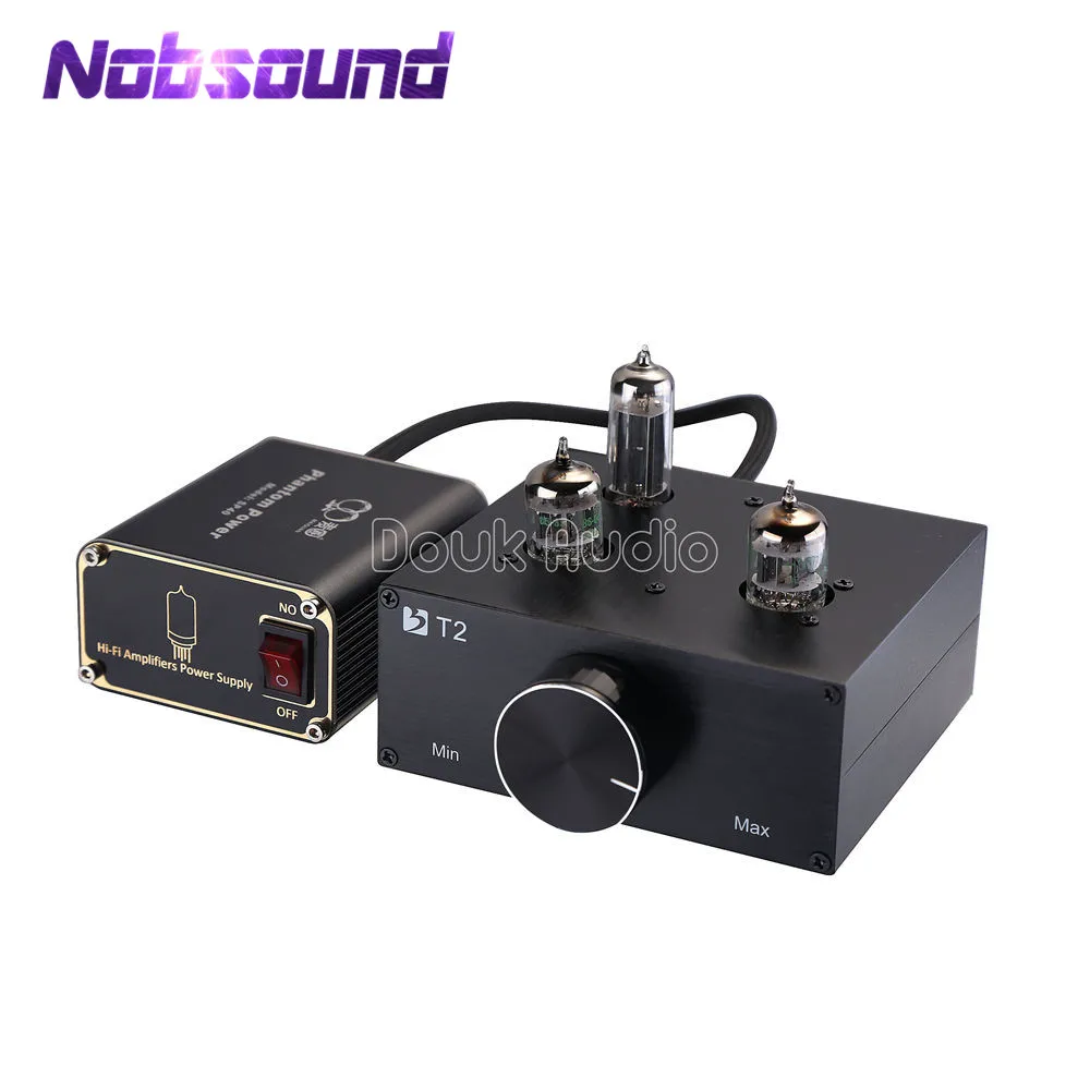 

Nobsound Mini US GE5670 Vacuum&Valve Tube Preamplifier Audio Preamp HiFi Pre-Amp With Switching Power Supply