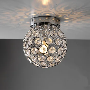 

HAIXIANG LED Ceiling Lamp Warm Lighting European Modern Crystal Dining Room Ceiling Lighting for Bedroom Hallway Lights