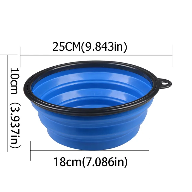 2.5L Folding Silicone Bowl  5