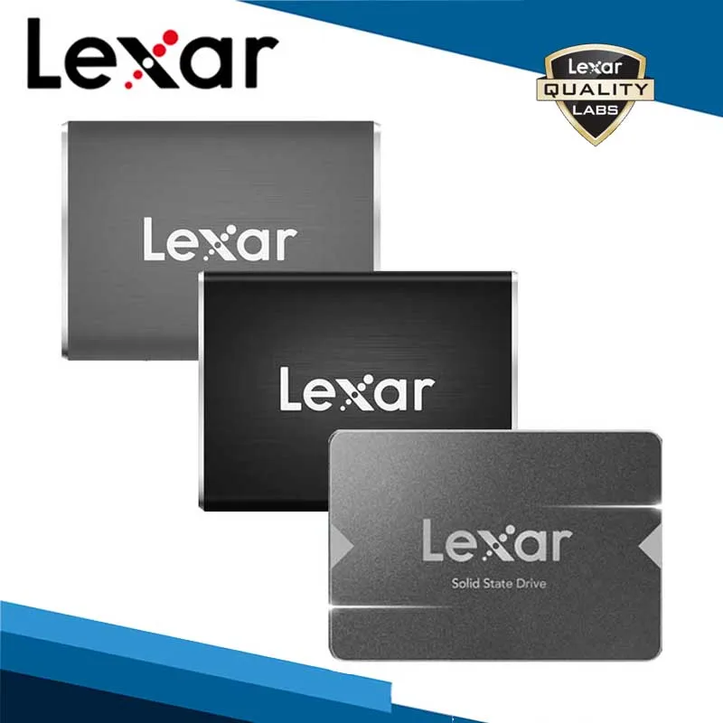 Lexar NS100 SL100 Pro твердотельный накопитель Профессиональный портативный жесткий диск высокоскоростной AES 256 SATA SSD большая емкость 3D 4K видео