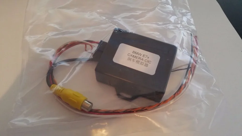 

Activate Reversing Image/Rear View Camera Emulator For BMW E70 E71 E7X X5 X6 Parking Reverse Image Emulator
