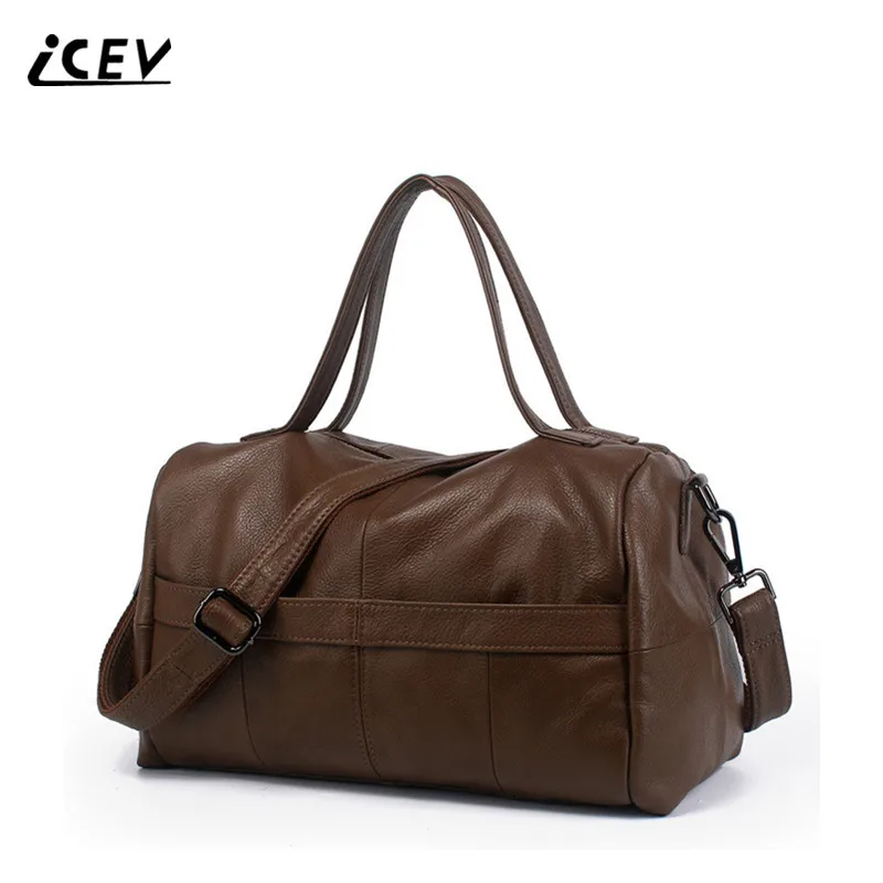 ICEV Fashion 100% Cowhide Designer Bags Handbags Women Famous Brands High Quality Genuine Leather Handbags Women Leather Handbag icev new fashion europe style genuine leather handbags alligator women leather handbags bags handbags women famous brands bolsa