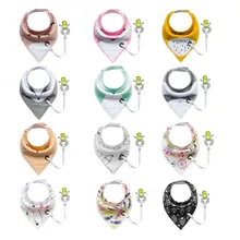 Высокое качество милый ребенок мягкий эластичный нагрудник детский новорожденный для малышей Дети хлопок водонепроницаемый нагрудник ребенок треугольник Нагрудник слюнявчик полотенце