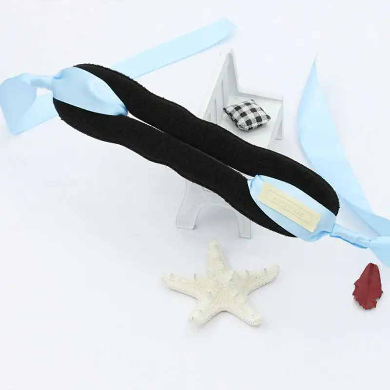 light blue Горячая Распродажа, 1 шт., женские Волшебные Инструменты для волос, пена, губка, быстрые кудри, пучок, прическа для девушек, банты для волос, лента для волос, шелковая повязка на голову - Цвет: light blue
