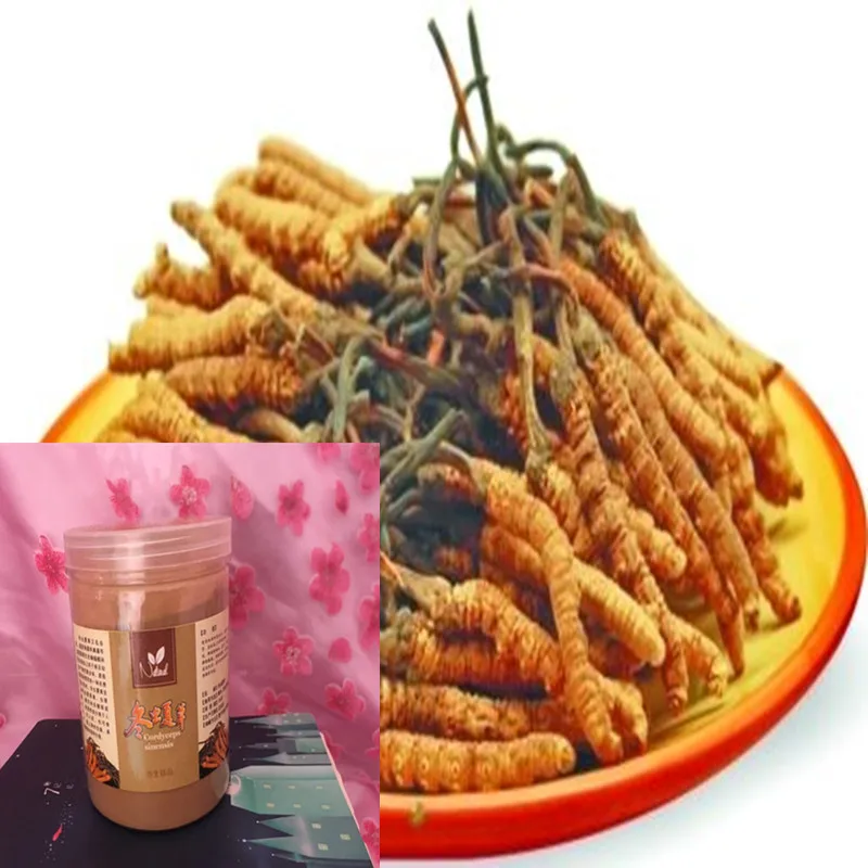 Aliviar a Fadiga Melhorar a Função Fortalecer a Imunidade pó de Cordyceps Orgânica Sinensis Cordyceps Sexual 250g - 500g 9 Glitter p corpo