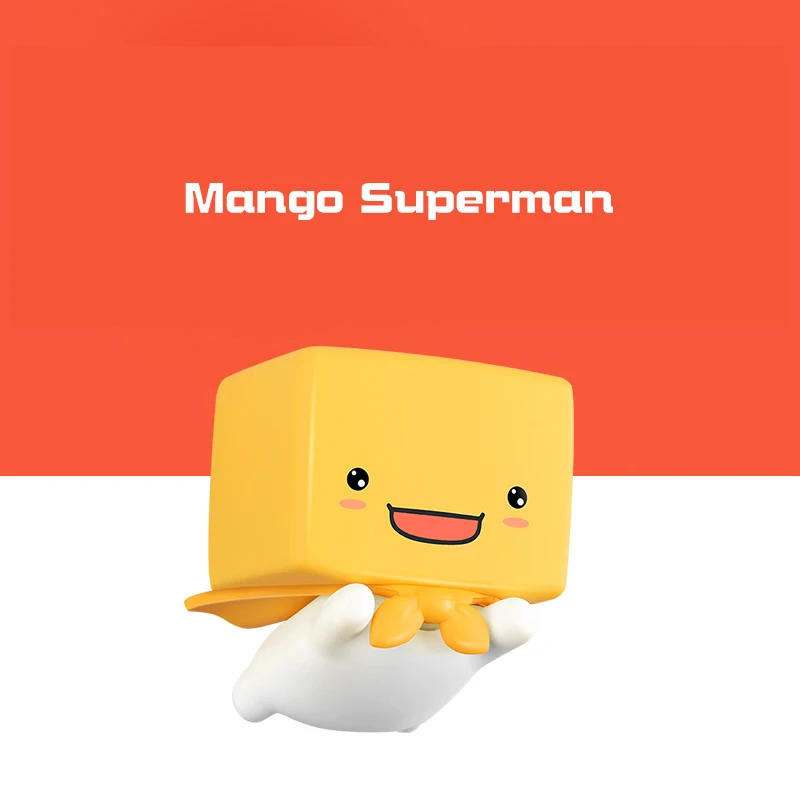 Освежитель воздуха для автомобиля с фруктами и Суперменом, зажим для автомобильного кондиционера, выход манго, клубника, мед, персик, лимон, ананапл - Название цвета: Mango
