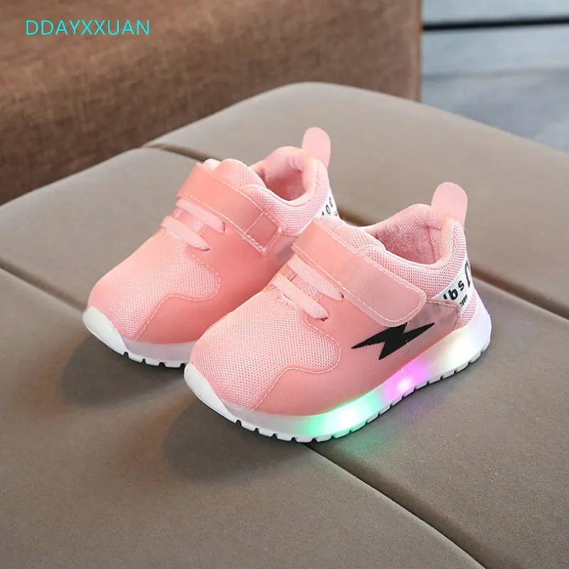 NEW Children Light Up Glowing Sneakers Kids LED Luminous Shoes Boys Girls Colorful Flashing Lights Sneakers Led Sport Shoes
