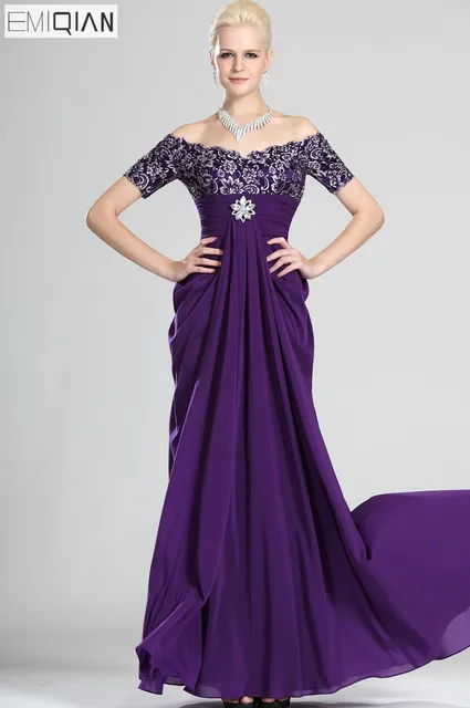 Full Length Purple Dress