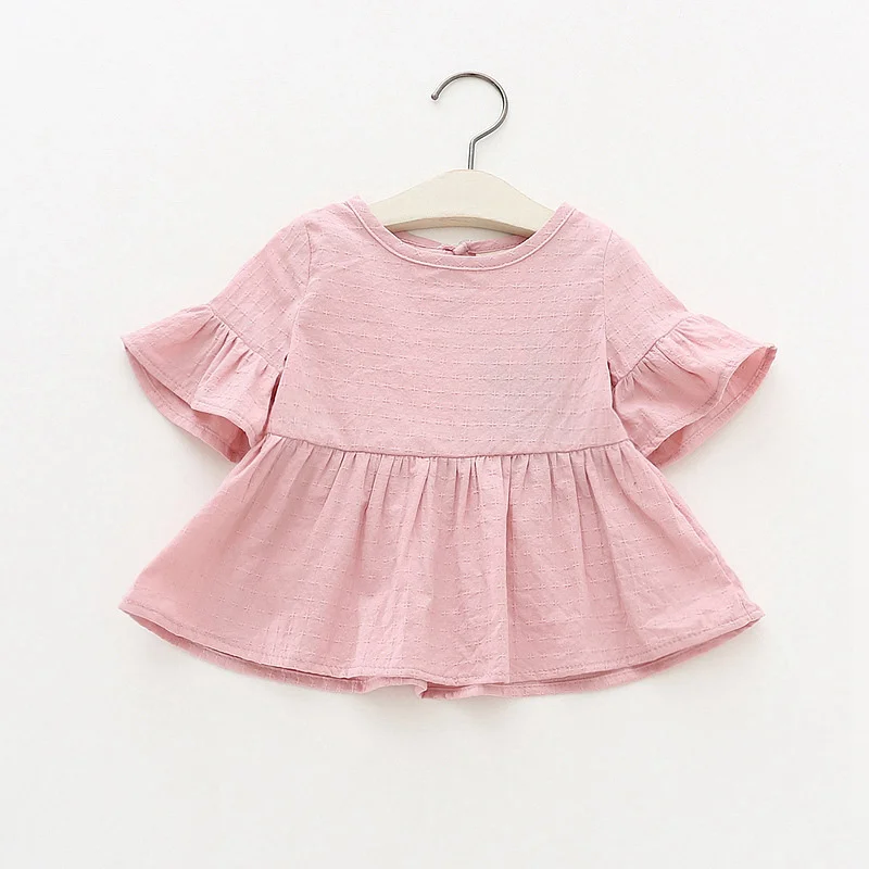 

Gilrs t-shirt 4colors soft cotton children clothes baby girls tee shirts toddler 2018 summer costumescasual girls t shirts