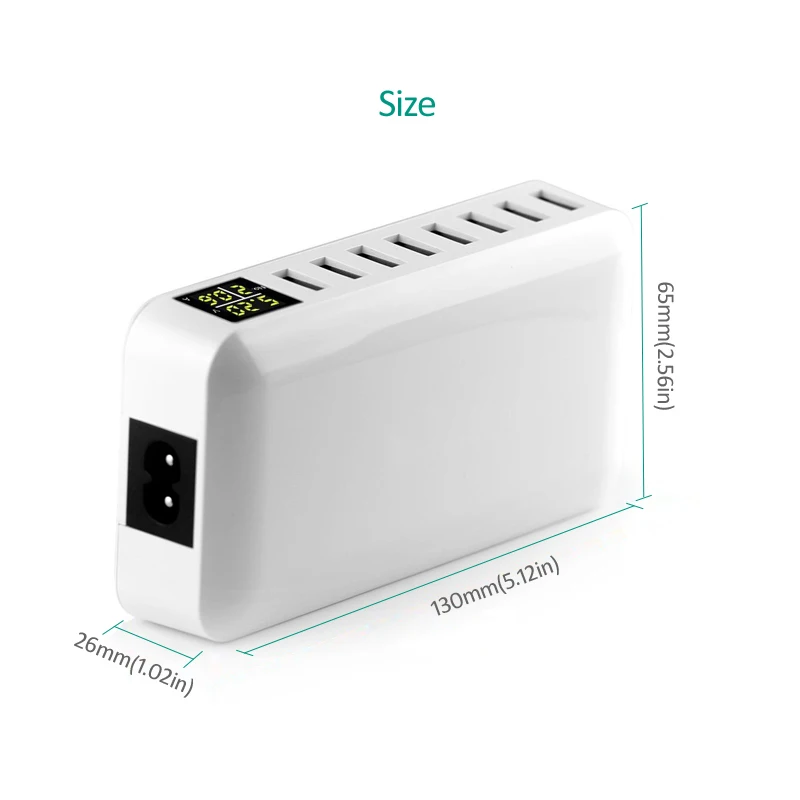 INGMAYA мульти станция зарядного устройства с портом USB 5V8A Светодиодный Лазерное шоу