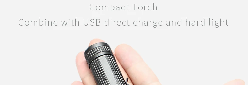 В дороге U18 тип-c USB фонарик USB-C фонарь зарядка CREE светодиодный 1100lm мини EDC фонарик маленький профессиональный открытый