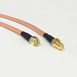 Модем коаксиальный кабель RP-SMA штекер разъем переключатель sma разъем RG142 кабель косичку 50 см 20 "адаптер