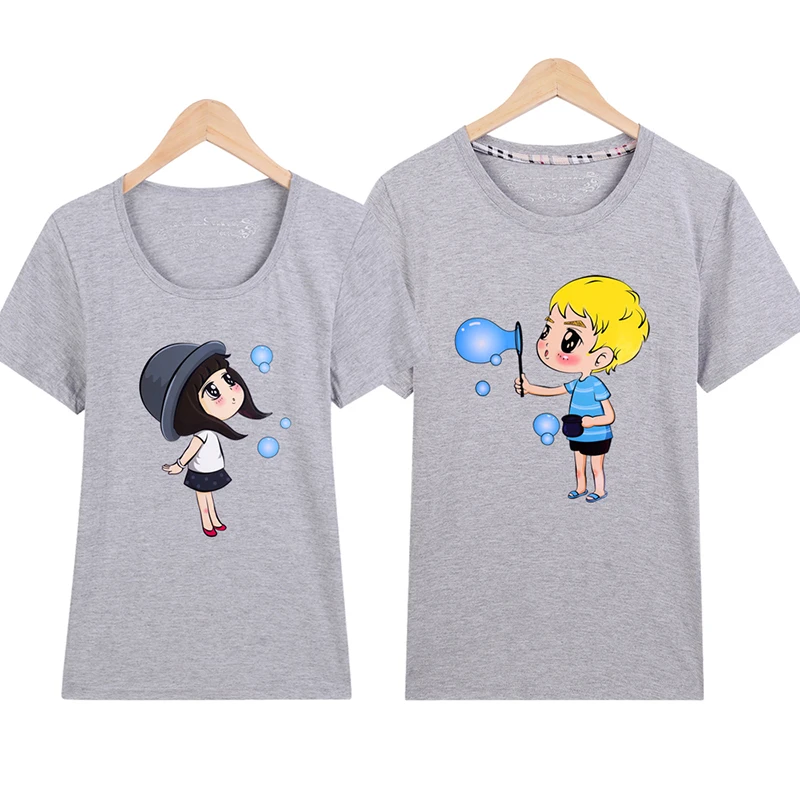 Couple T Shirt For Lovers Women font b Men b font Hot Valentine s Day 16