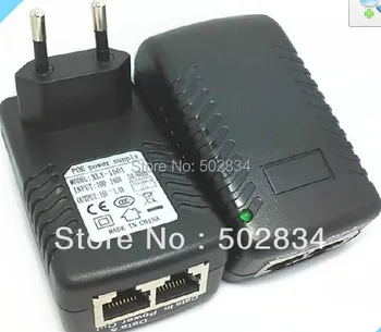 

10pcs/lot EU Type PoE Injector 24V 1A 24W PoE Power Adapter Wall Plug