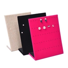 2016 New Fashion L model 20*25*8.5 CM Earrings Ear Studs Organizer Show Case Jewelry Display Holder Box Storage Display Boxes