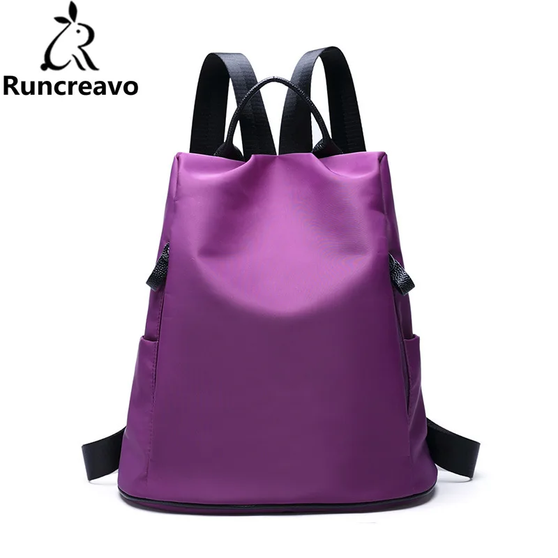 

2018 Rucksack Women Backpack Sac A Dos Femme Nylon Travel Laptop Backpack Back Bag Pack School Backpack Bags For Teenage Girls