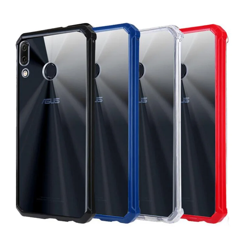 

for Asus ZenFone 5z ZS620KL / Zenfone 5 2018 ZE620KL ASUS_X00QD Crystal Hybrid Bumper Clear Hard Acrylic Back Cover Phone Cases