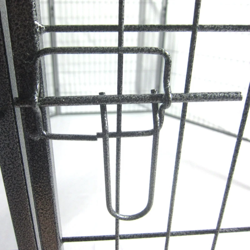 40-Dog-Pet-Playpen-Heavy-Duty-Metal-Exercise-Fence-Hammigrid-8-Panel-Silver_3_800x800