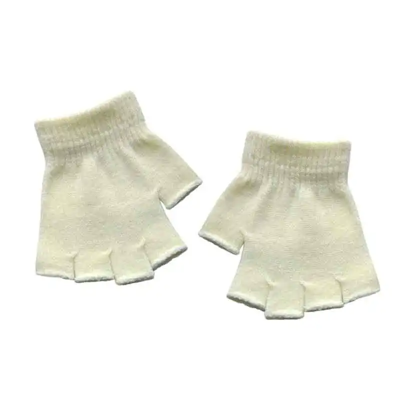 

DE101 Half Finger Fingerless Solid Hot Infant Baby Girls Boys Of Winter Baby Boys Baby Girl Gloves Warm Mittens Children Gloves
