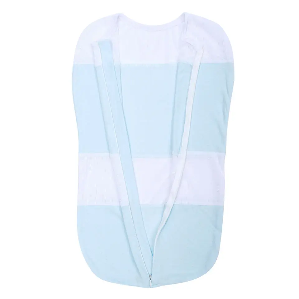 Дышащий детский спальный мешок для новорожденных Пеленальный мешок для коляски летнее, для малыша против скатывания спальные мешки