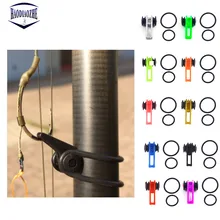 10 шт./пакет Пластик рыболовный крючок безопасный держатель держателя приманка аксессуары рыбацкие крючки безопасного хранения для рыбалки в форме вопросительного знака на приманку