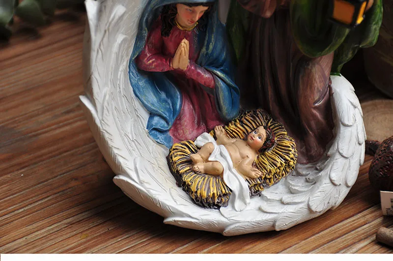 Католик рождения ясли группа большая часть рождественских церкви украшения католические церкви статуэтка в подарок, подарок
