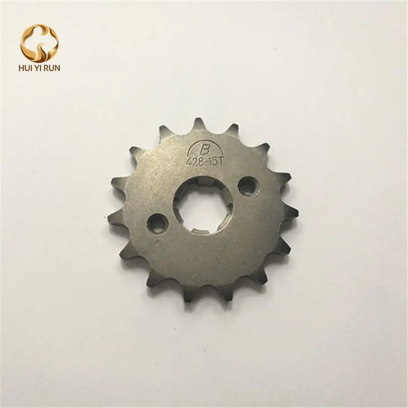 Front Engine Sprocket 428 15Teeth 20mm For 428 Chain With Plate Locker