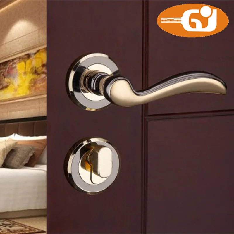 Rose Zinc Alloy Door Handle Main Door Handle Classic Door Lock
