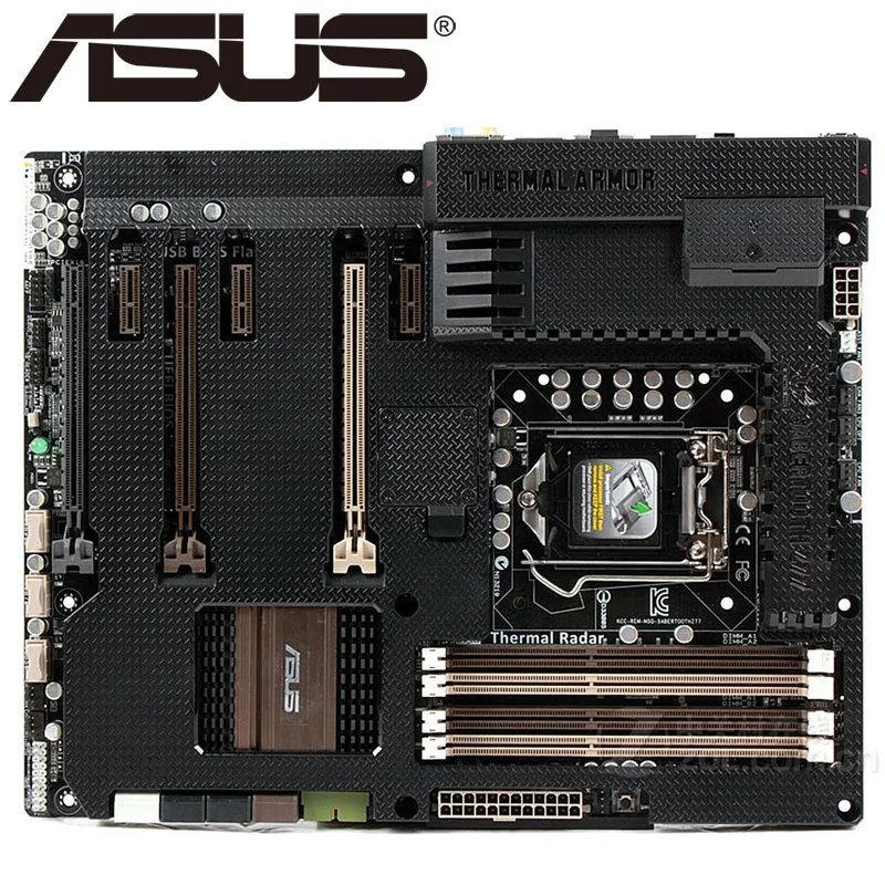 Asus SABERTOOTH Z77 настольная материнская плата Socket LGA 1155 i3 i5 i7 DDR3 32G ATX UEFI BIOS оригинальная