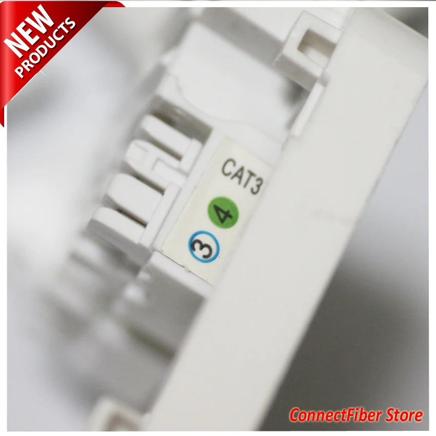 24 AWG 2 порта Cat3 IDC соединение ABS полимерные коробки|Детали устройств связи| |