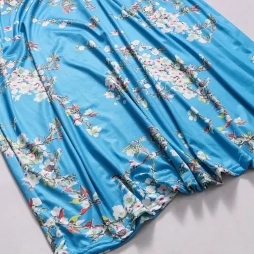 Платье Макси женское с длинным рукавом цветочным принтом и рукавом|sundresses long|maxi