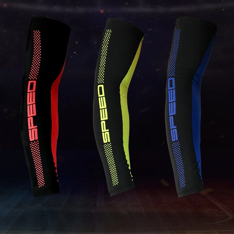 

Cycling Outdoor Arm Sleeves Ice Silk Running UV Protection MTB Bike Armwarmer Bicycle Sleeves Ridding Basketball Arm Protection