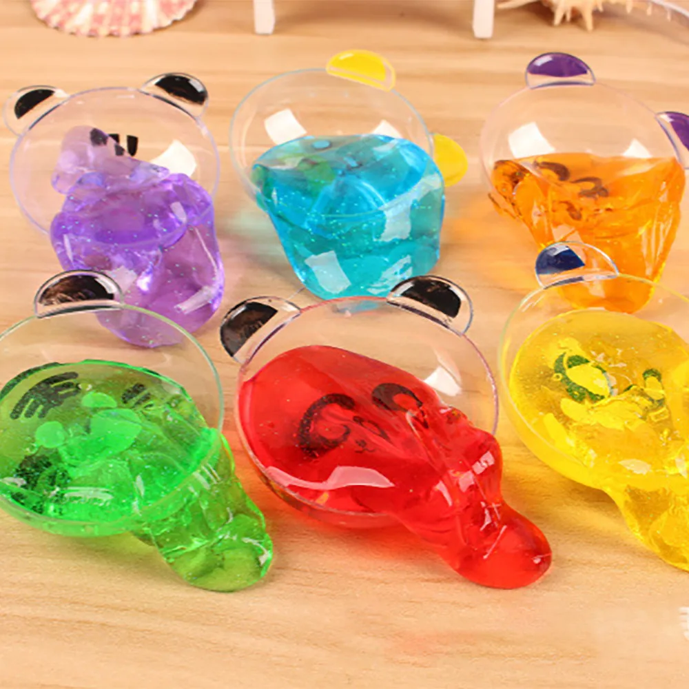 

Kid Fun Novelty Toy Gift Anti-stress Boy Girl Adult Clay Slime DIY Crystal Mud Play Transparent Magic Plasticine Creativity Toys