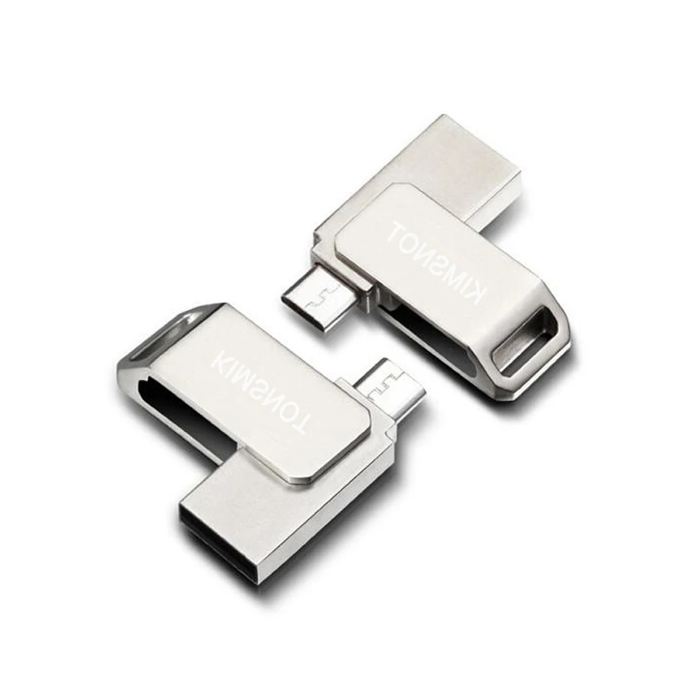 USB флеш накопитель Kimsnot 8 ГБ 16 32 64 металлический OTG для телефона Android