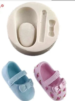 

baby shoes fondant Cake decoration mold soap mold 100% food grade raw material Jelly mold