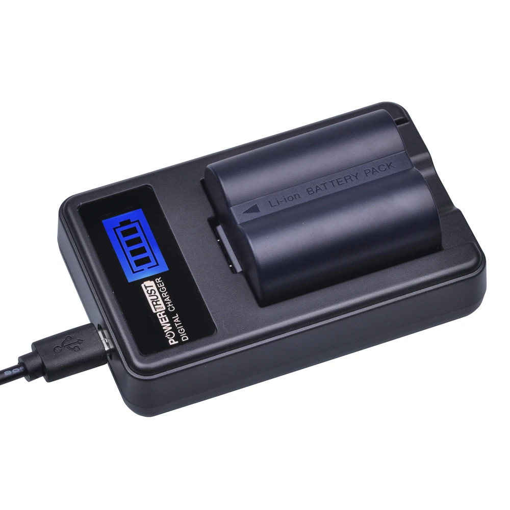 PowerTrus 2 шт. CGA-S006 CGR CGA S006E S006A S006 DMWBMA7 Батарея+ ЖК-дисплей USB Зарядное устройство для цифрового фотоаппарата Panasonic DMC FZ7 FZ8 FZ18 FZ28 FZ30 FZ35